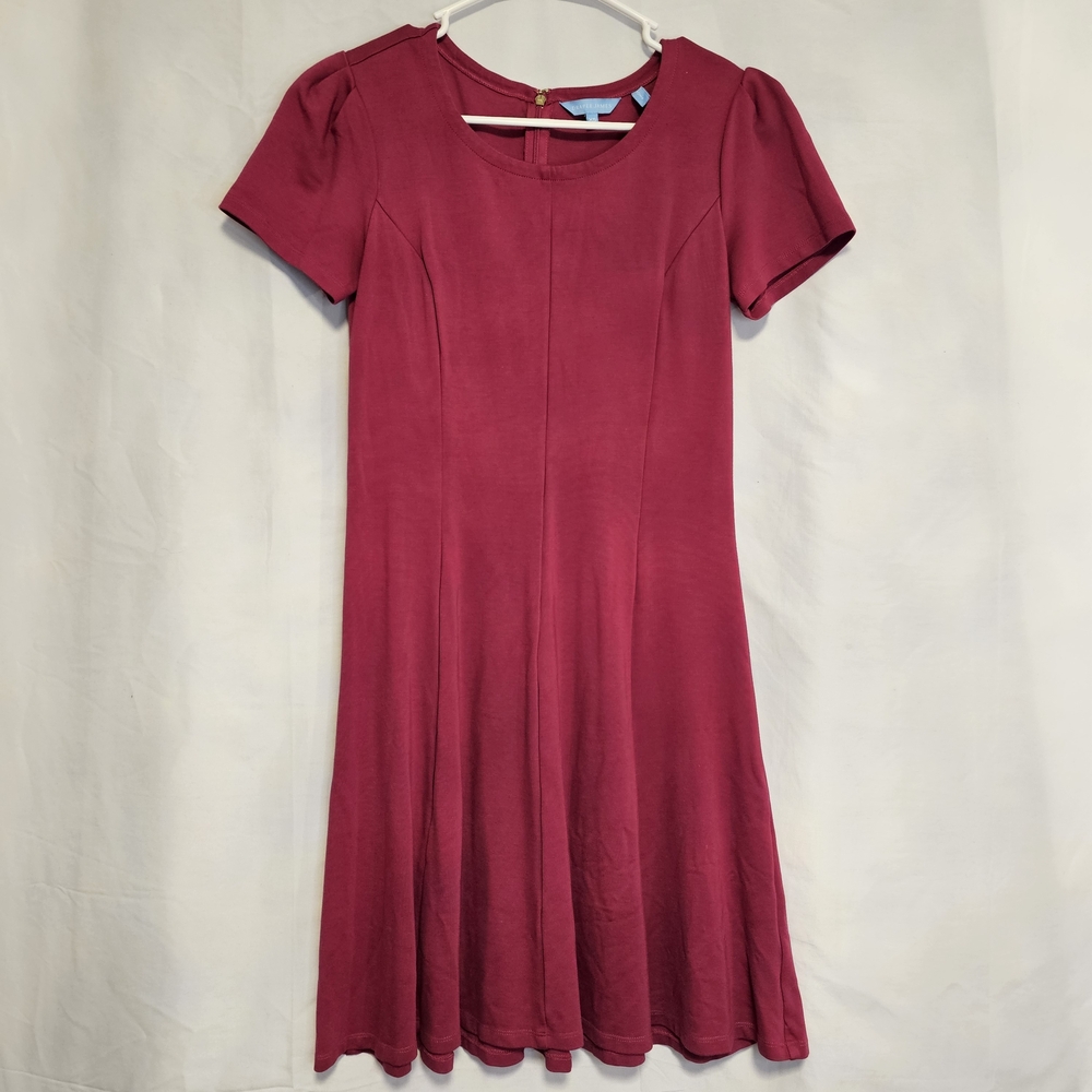 Draper James Fuchsia Midi Dress XSmall Women's